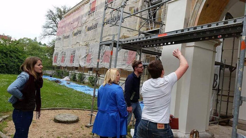 Dobrovolnického programu NPÚ se v roce 2016 zúčastnili i stážisté z Francie